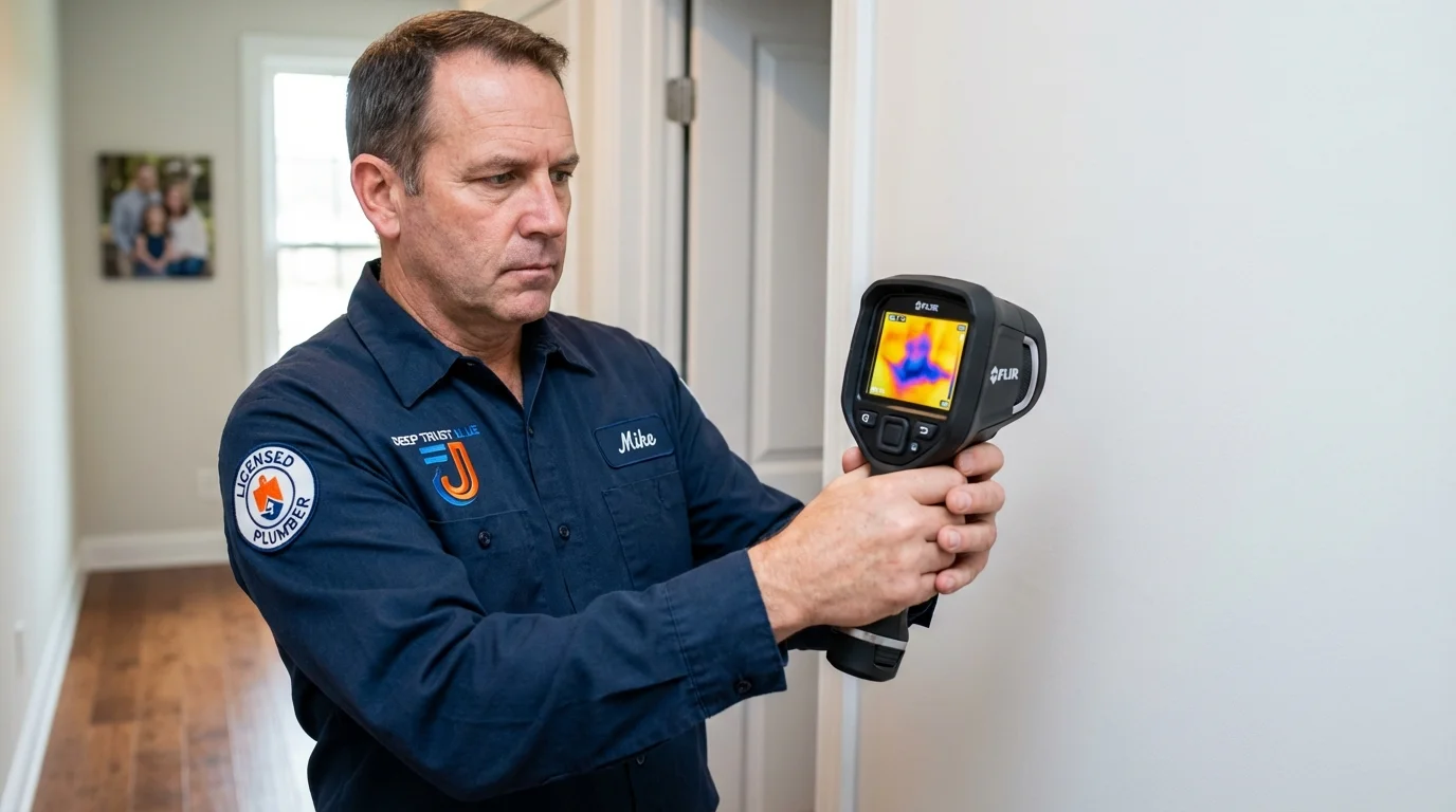 Thermal imaging leak detection by Johns Plumbing LLC in Ehrenberg